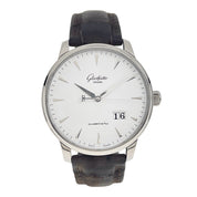 Glashutte Senator Excellence Steel White Dial 42mm Automatic 1-36-03-05-02-51