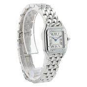 Cartier Panthere Silver Dial Stainless Steel 22mm Quartz Women's Watch WSPN0006