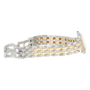 Cartier Panthere Silver Dial 18k Gold & Steel 22mm Quartz Women’s Watch 6692