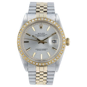 Rolex Two-tone Datejust Silver Dial Gold & Steel 36mm Automatic Men’s 1601