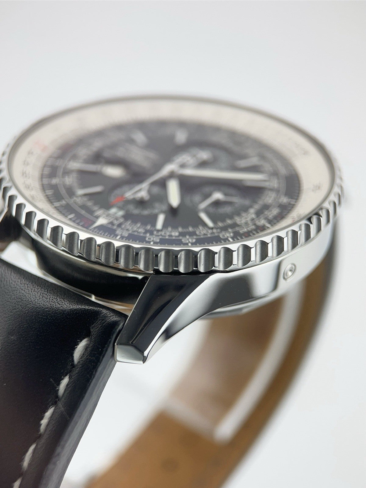 Breitling Navitimer Stainless Steel Black Dial 48mm Automatic Men’s Watch A19380