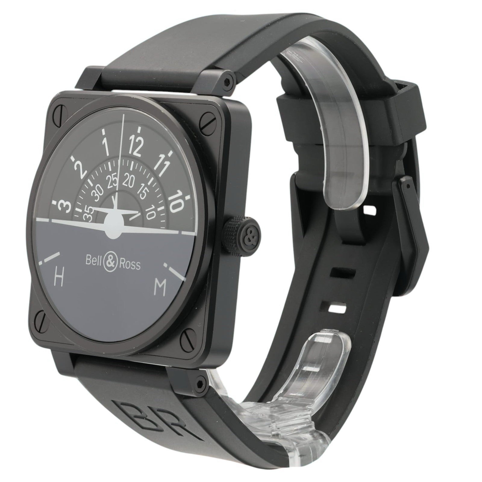 Bell & Ross Turn Coordinator Black Dial Steel 46mm Automatic Men’s BR01-92-STC