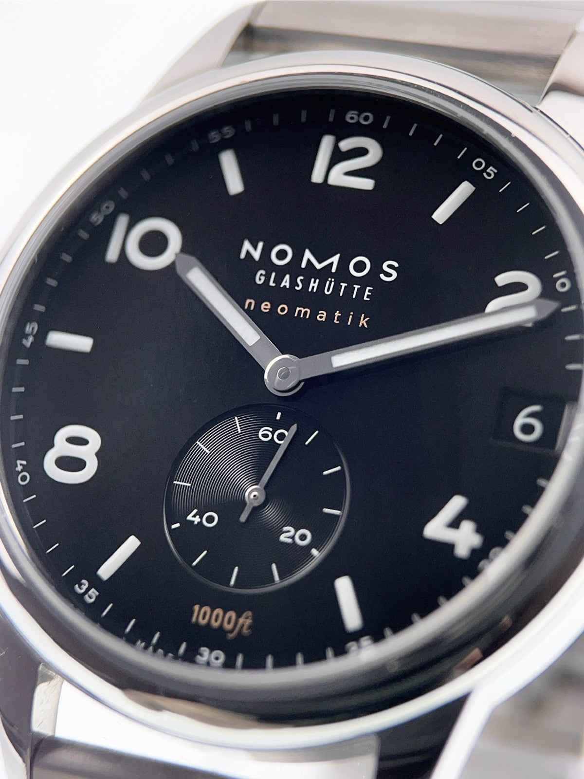 Nomos Stainless Steel Black Dial 42mm Automatic Movement Men’s Watch Neomatik 42