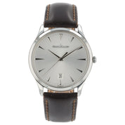 Jaeger-LeCoultre Master Slim Date Steel Silver Dial 39mm Automatic Mens Q1238420