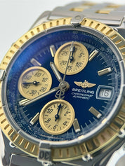 Breitling Chronomat Steel & Gold Blue Dial 40mm Automatic Men’s Watch D13350