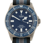 Tudor Pelagos FXD Blue Dial Titanium 42mm Automatic Movement Mens Watch 25707B