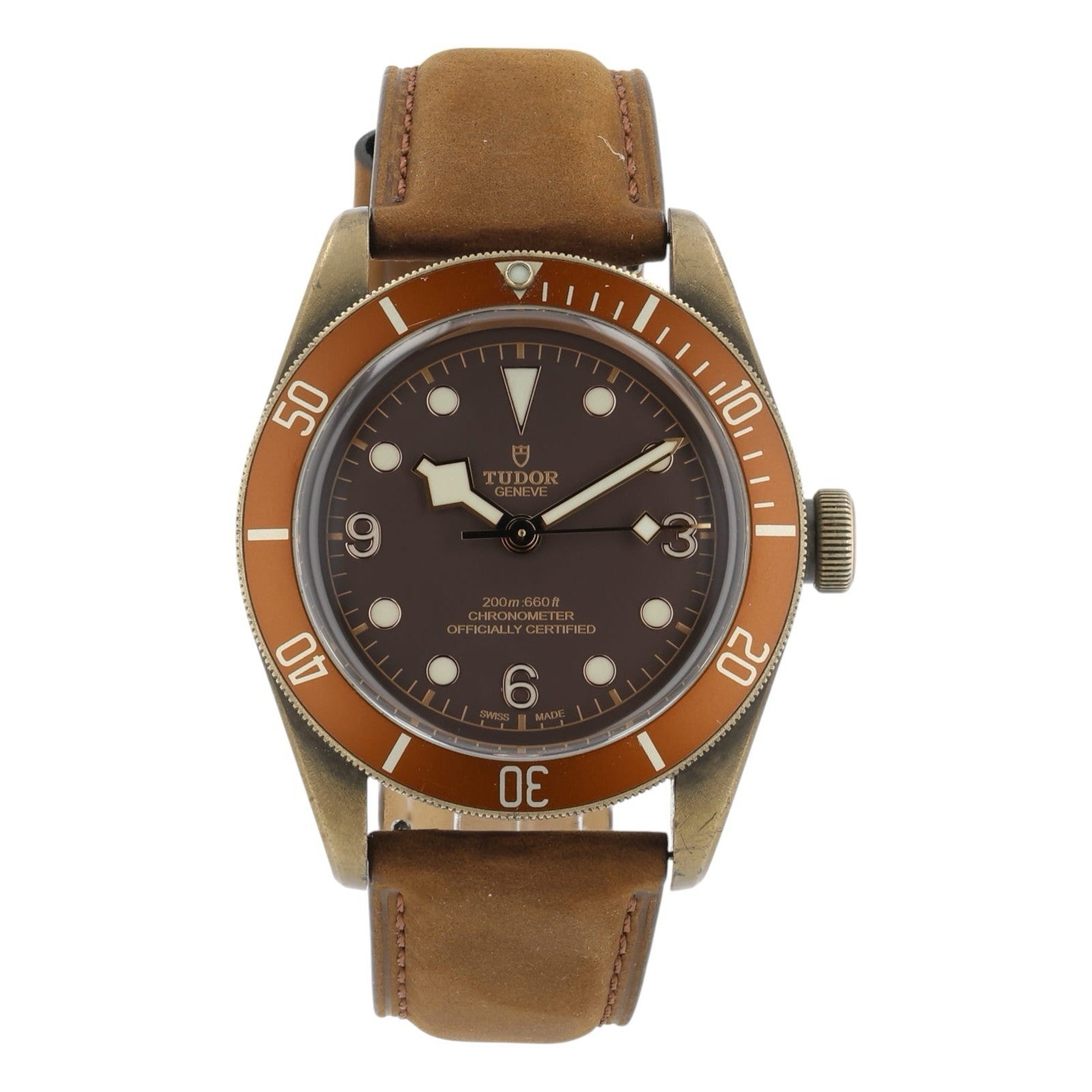 Tudor Black Bay Bronze Brown Dial 43mm Automatic Movement Men’s Watch 79250BM