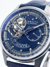 Zenith El Primero Chronomaster Steel Blue Dial 42mm Automatic Mens 03.2085.4021