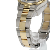 Rolex Oyster Perpetual Gold And Steel Black Dial 34mm Automatic Mens Watch 15003