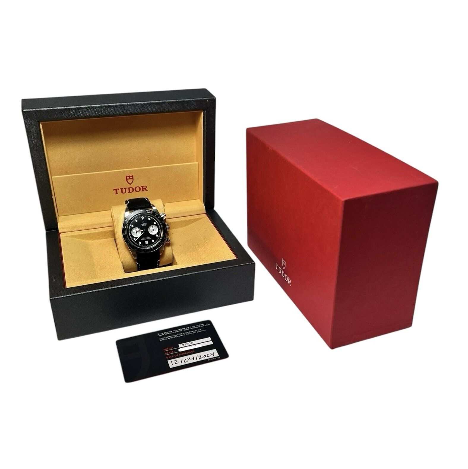 Tudor Black Bay Chronograph Steel Black Dial 41mm Automatic Men’s Watch 79360N