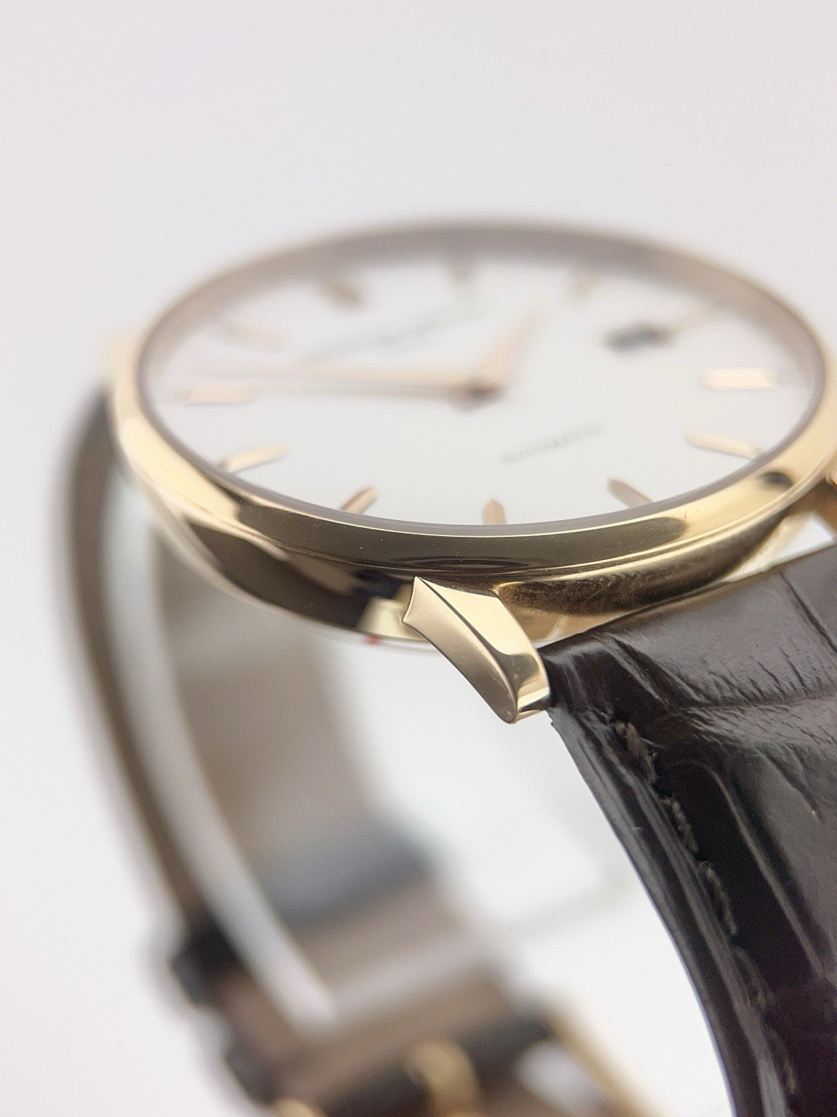 Frederique Constant Slim Line 18k Rose Gold White Dial 40mm Automatic FC-316V5B9