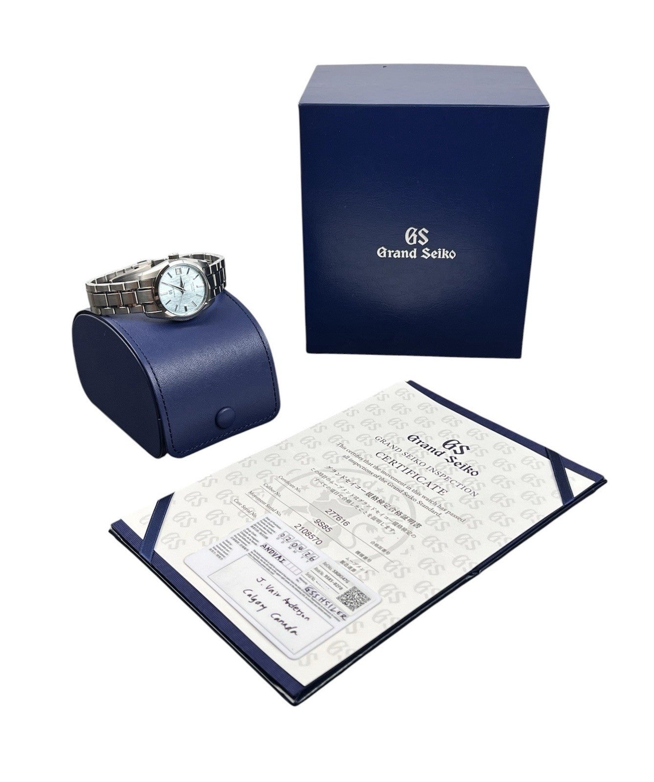 NEW 2026 Grand Seiko Blue Dial Steel 40mm Automatic Movement Mens Watch SBGH347