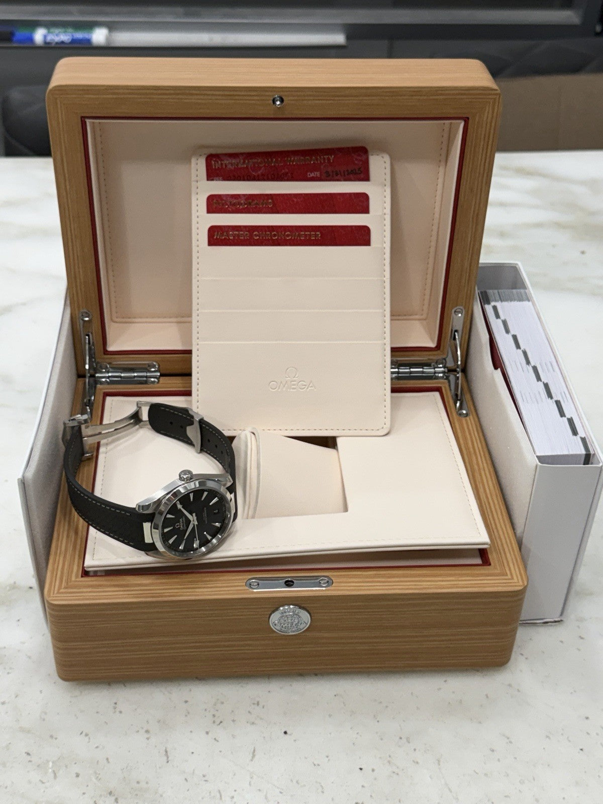 2025 Omega Seamaster Aqua Terra Black Steel 41mm Auto Watch 220.12.41.21.01.001