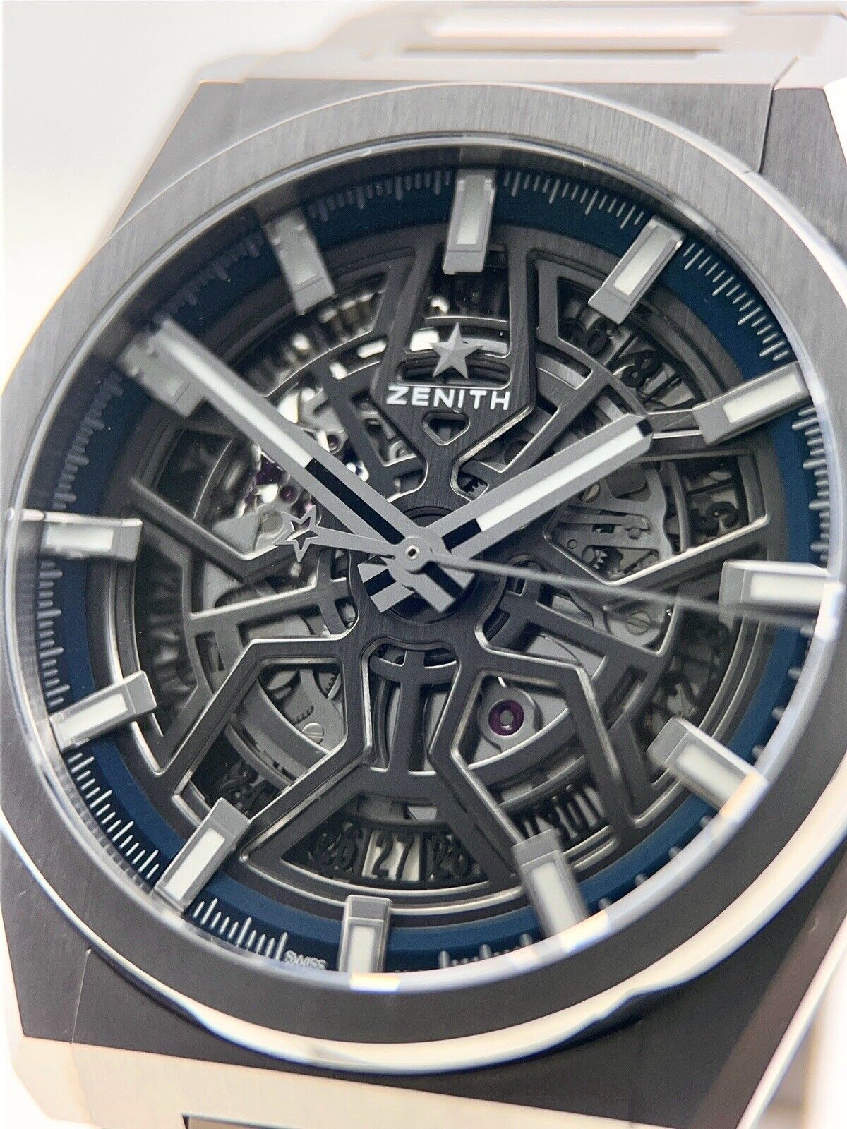 Zenith Defy  Titanium Skeleton Dial 41mm Automatic Men's Watch 95.9000.670 - B&P