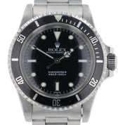 Rolex Submariner Stainless Steel Black Dial 40mm Automatic Mens Watch 5513