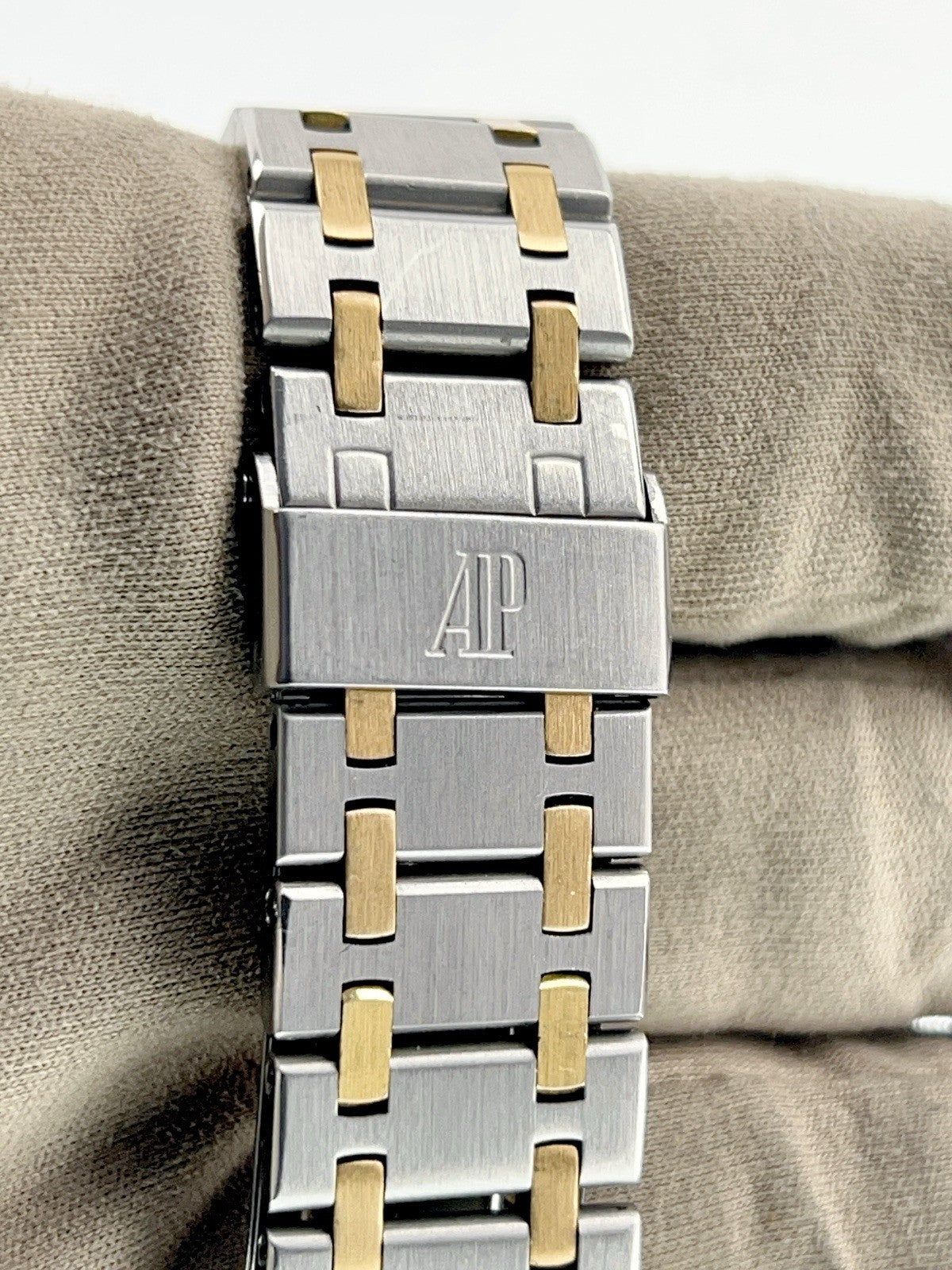 Audemars Piguet Gold & Steel Brown Dial 35mm Quartz Men’s Watch 56023SA
