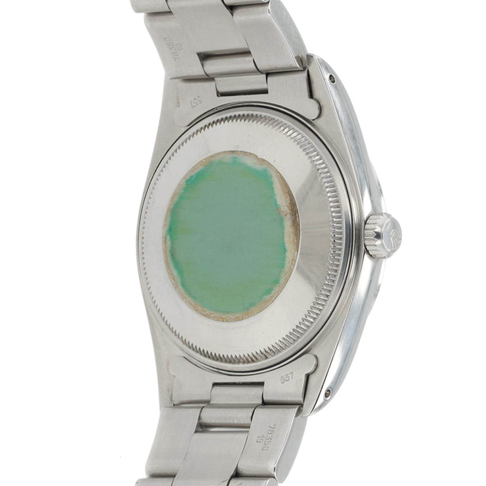 Rolex Date Silver Dial Stainless Steel 34mm Automatic Movement Mens Watch 15000