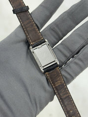 Cartier Tank Basculante Small 25 x 22mm Quartz Steel W1011158 Selling As-Is