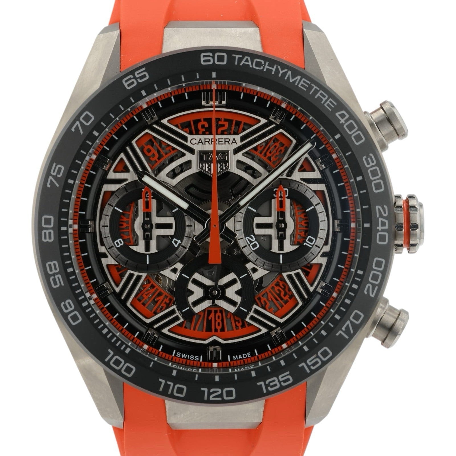 Tag Heuer Carrera Skeleton Dial Titanium 43mm Automatic Men’s Watch CBU2082
