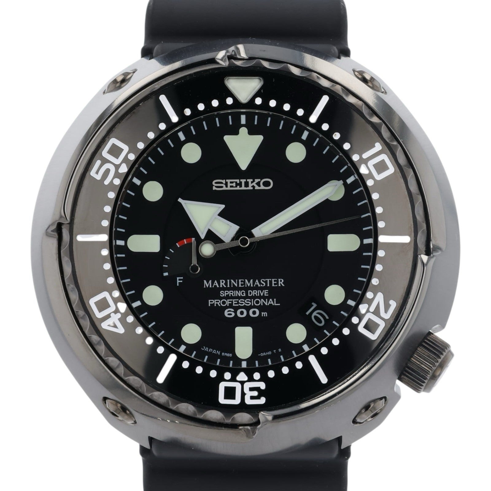 Seiko Marinemaster Black Dial Titanium 50mm Automatic Men’s Watch SBDB013