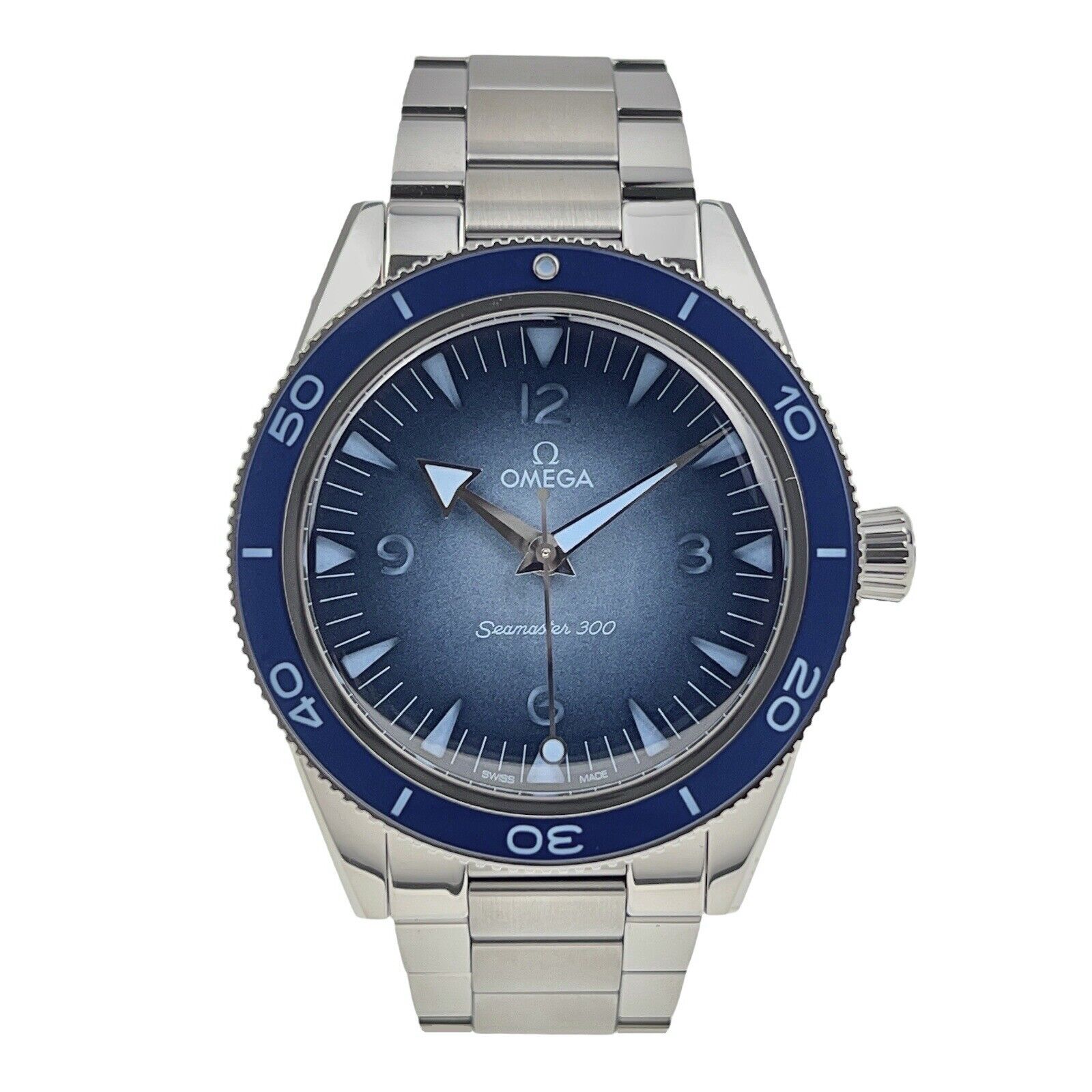 Omega Seamaster Stainless Steel Blue Summer Automatic Watch 234.30.41.21.03.002