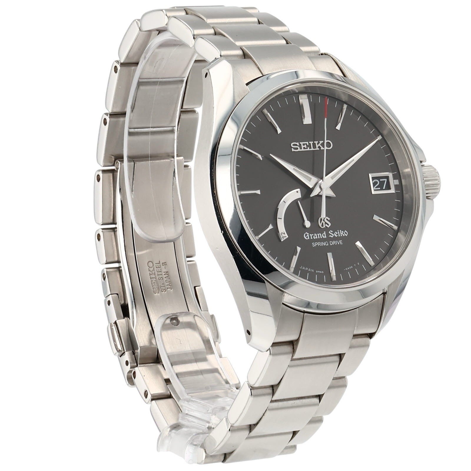 Grand Seiko Stainless Steel Grey Dial 39mm Automatic Movement Mens Watch SBGA073