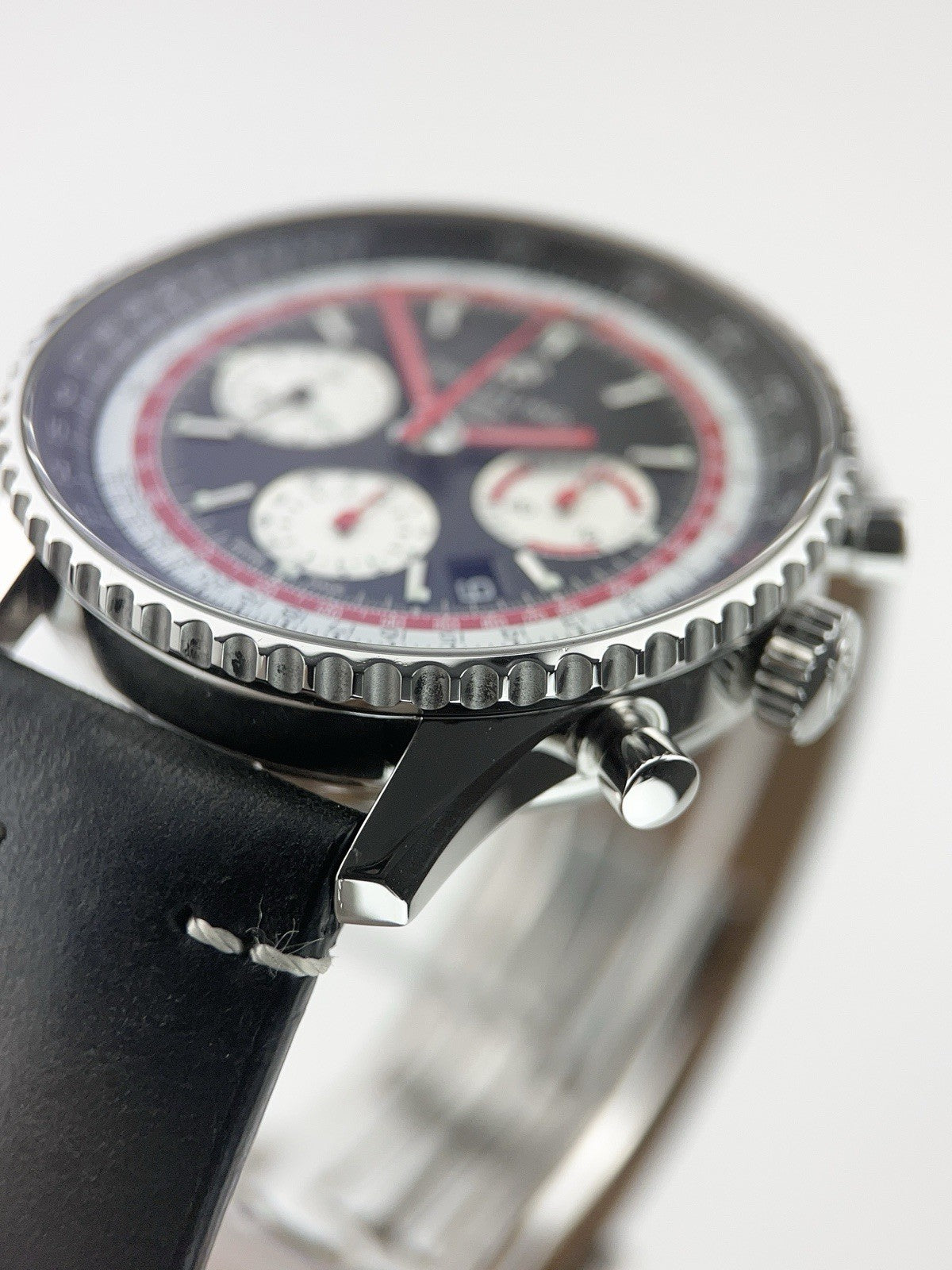 Breitling Navitimer Swiss Air Steel Black Dial 43mm Automatic Men's Watch AB0121