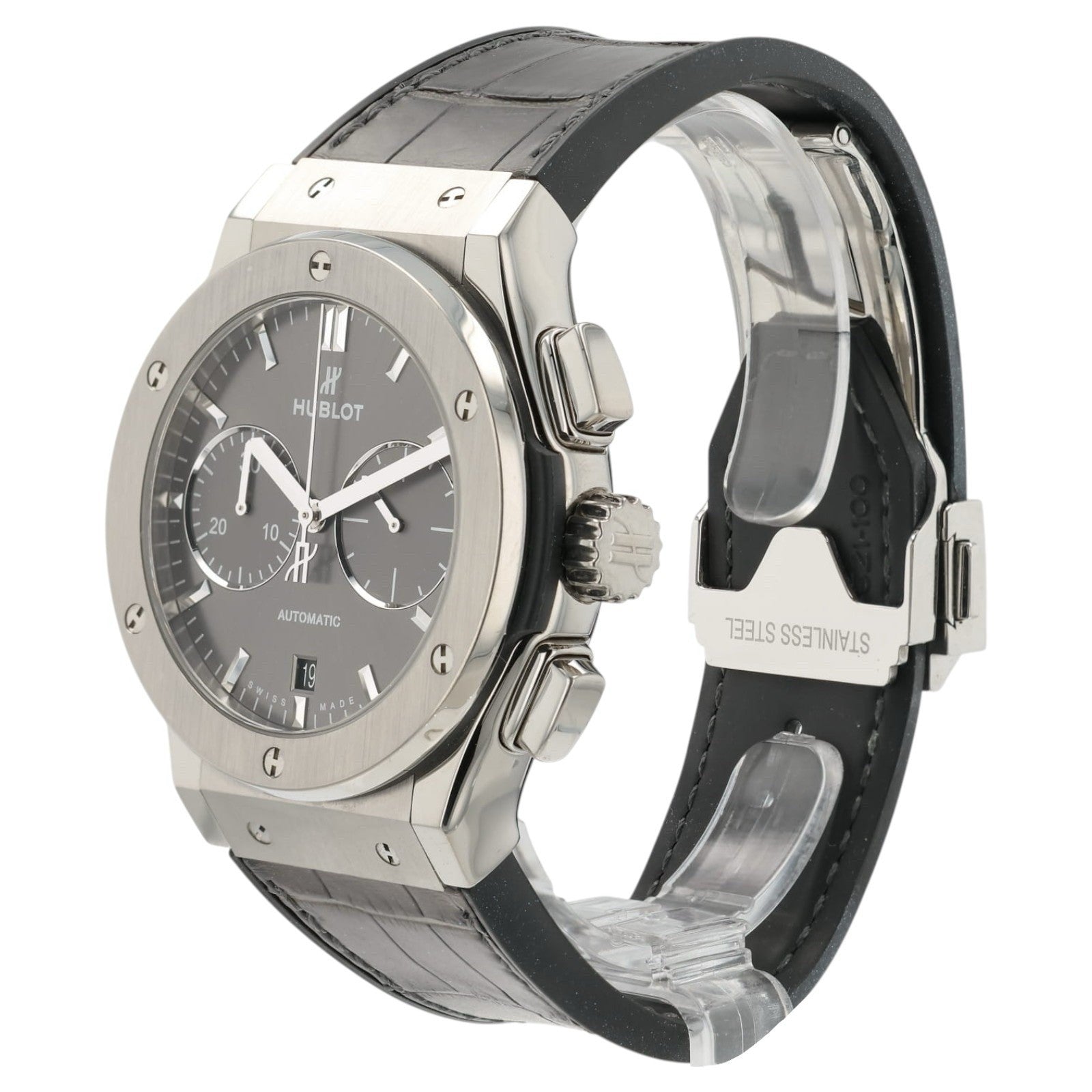 Hublot Classic Fusion Gray Dial Titanium 45mm Automatic Men’s 521.NX.7071.LR