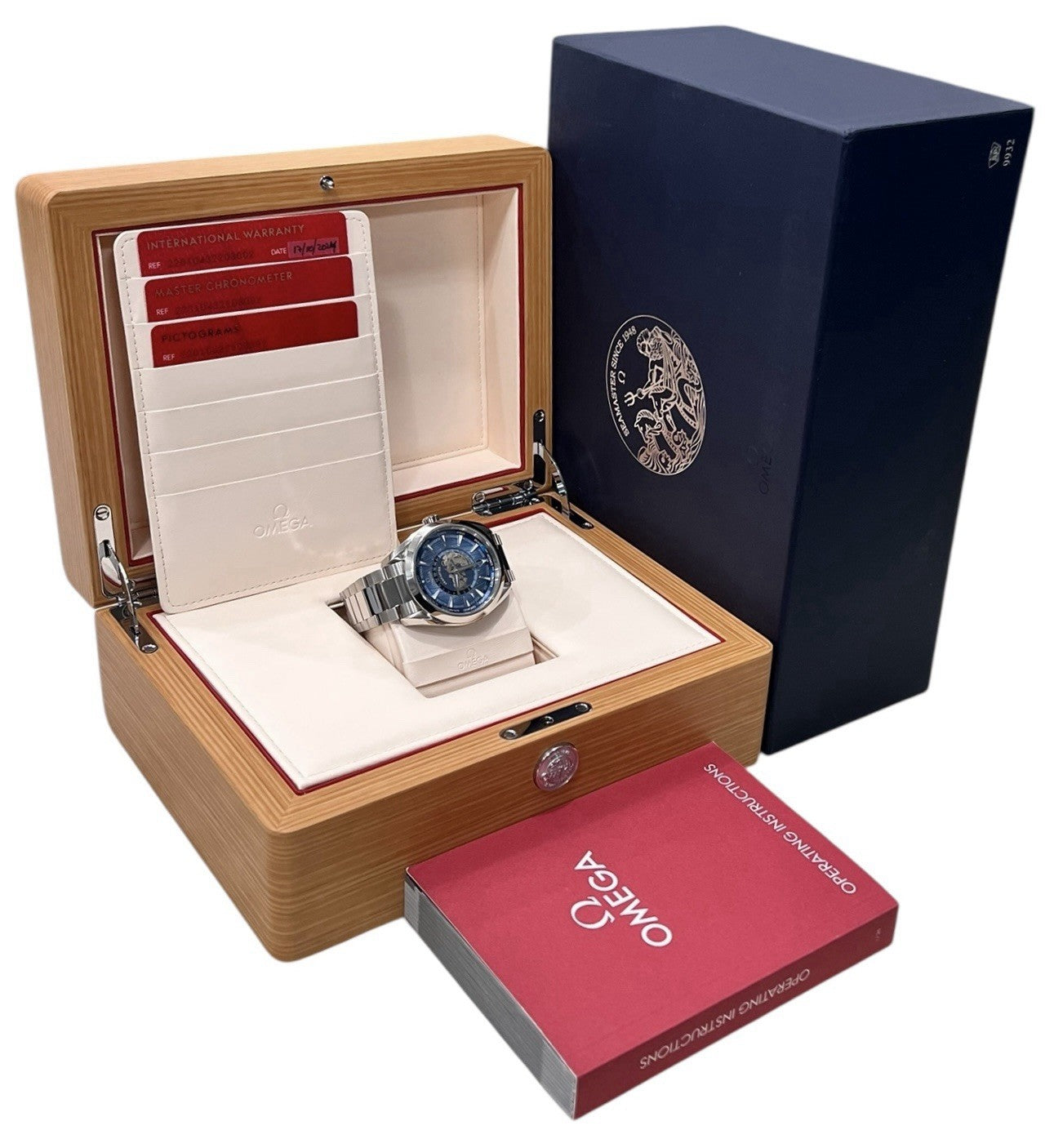 Omega Seamster Summer Blue Dial 220.10.43.22.03.002