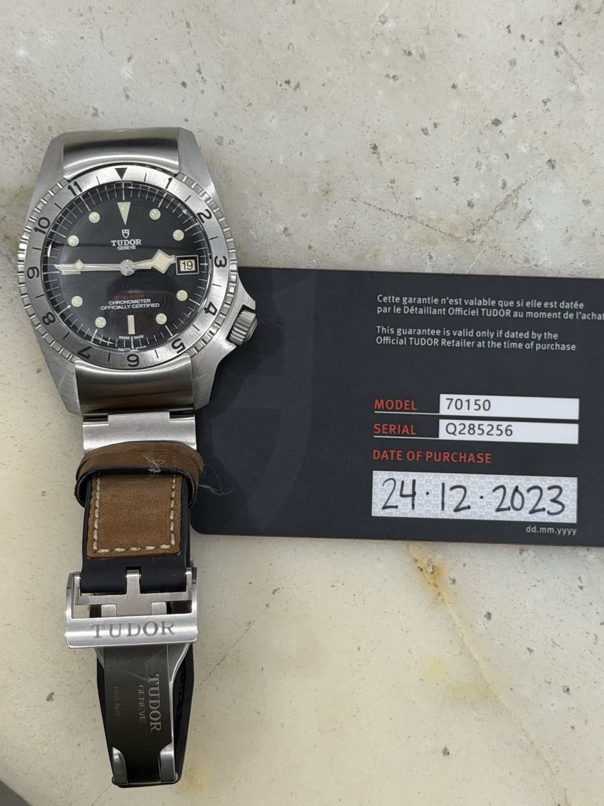 2023 Tudor Black Bay P01 Automatic 42mm Stainless Steel Men's Strap Watch 70150