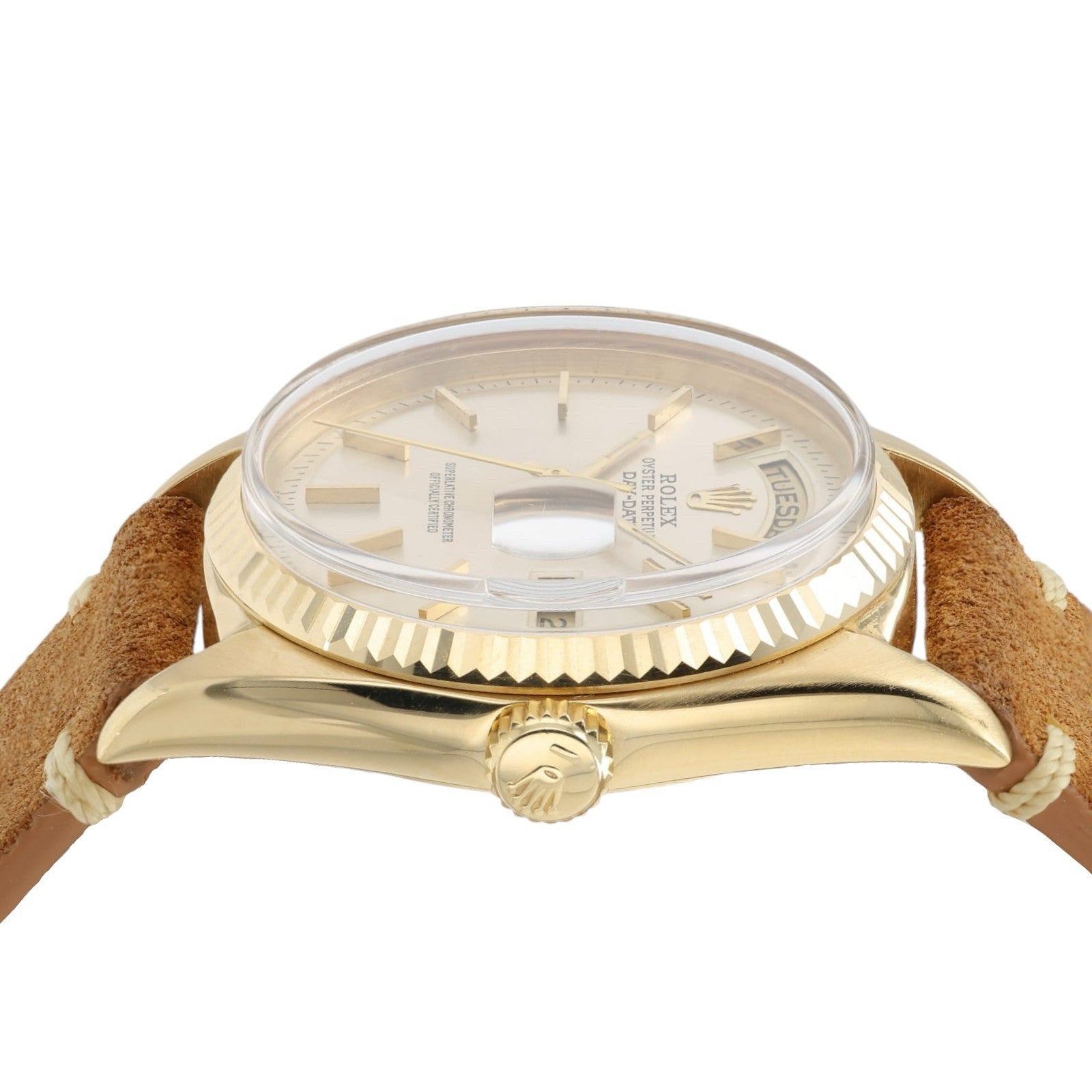 Rolex Day-Date Champagne Dial 18k Yellow Gold 36mm Automatic Men’s Watch 1803