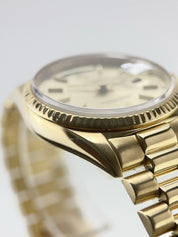 Rolex Day Date 18k Yellow Gold 36mm Double Quickset Automatic Men’s Watch 18238