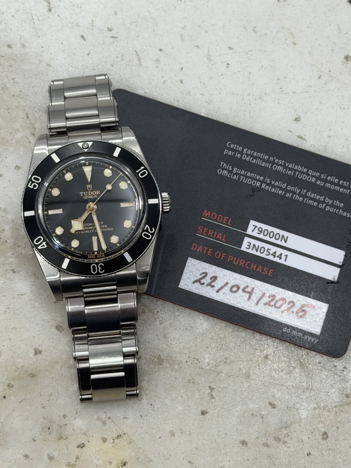 2025 Tudor Black Bay 54 Stainless Black 37mm Automatic Men's Watch 79000N