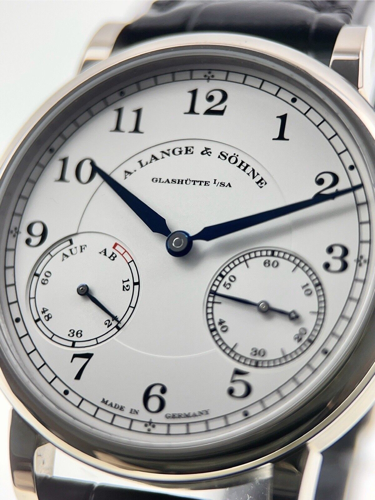 A Lange Sohne 1815 39mm Manual Wind 18K White Gold Men’s Watch 234.026