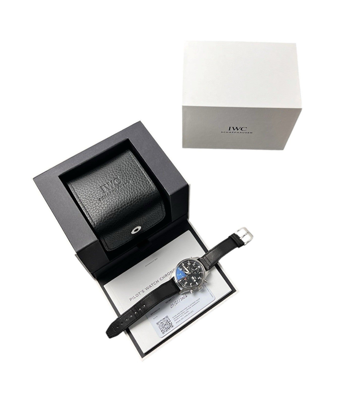 2026 IWC Pilots Chronograph Black Dial Stainless Steel 41mm Auto Men’s IW388111