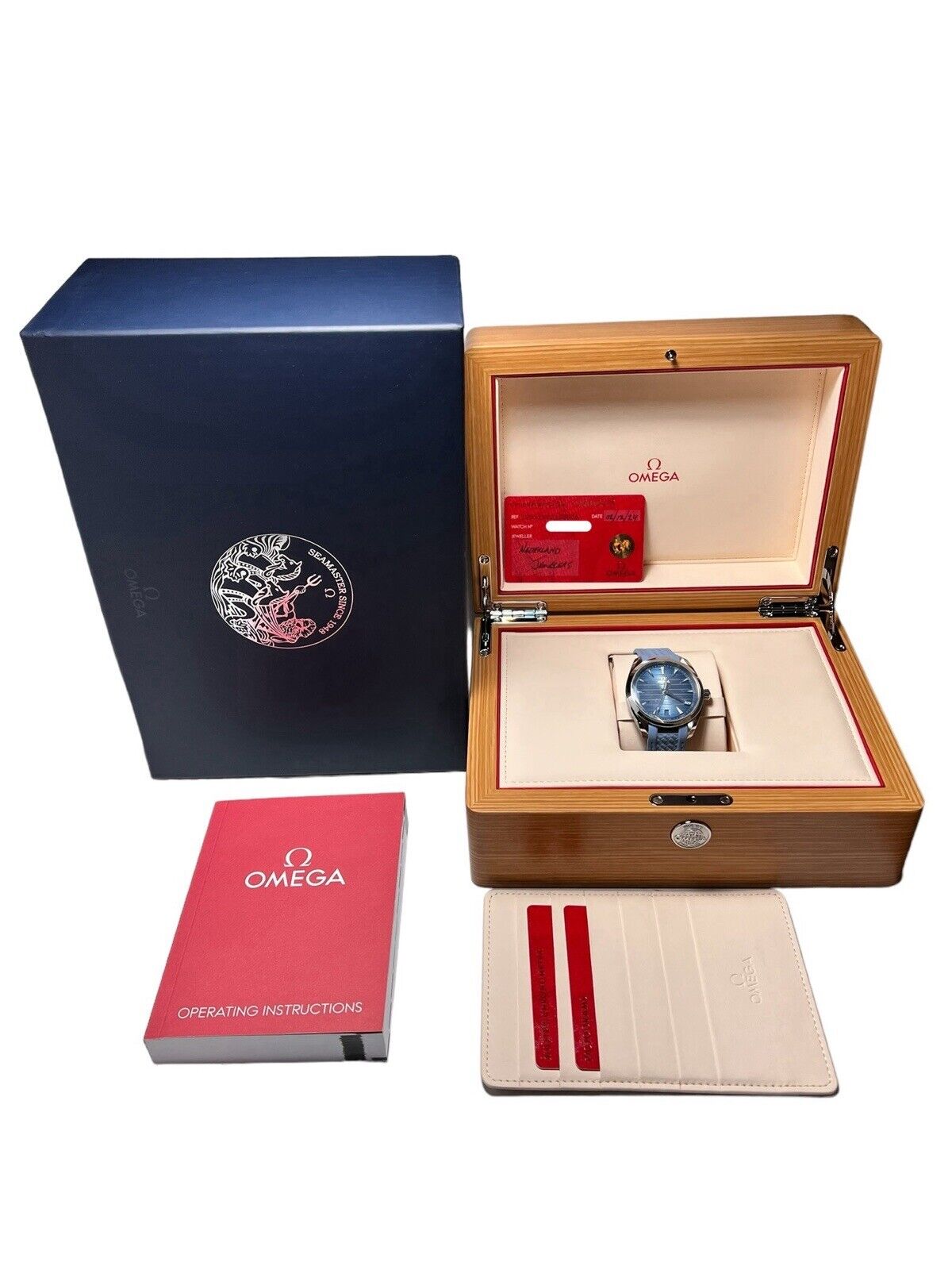 NEW 2024 Omega Seamaster Aqua Terra Summer Edition  Blue 41mm Automatic - B/P