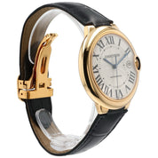 Cartier Ballon Bleu 18k Yellow Gold Silver Dial 42mm Automatic Mens W6900551