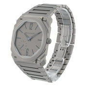 Bvlgari Octo Finissimo Titanium Grey Dial 40mm Automatic Men's Watch BGO40TXT