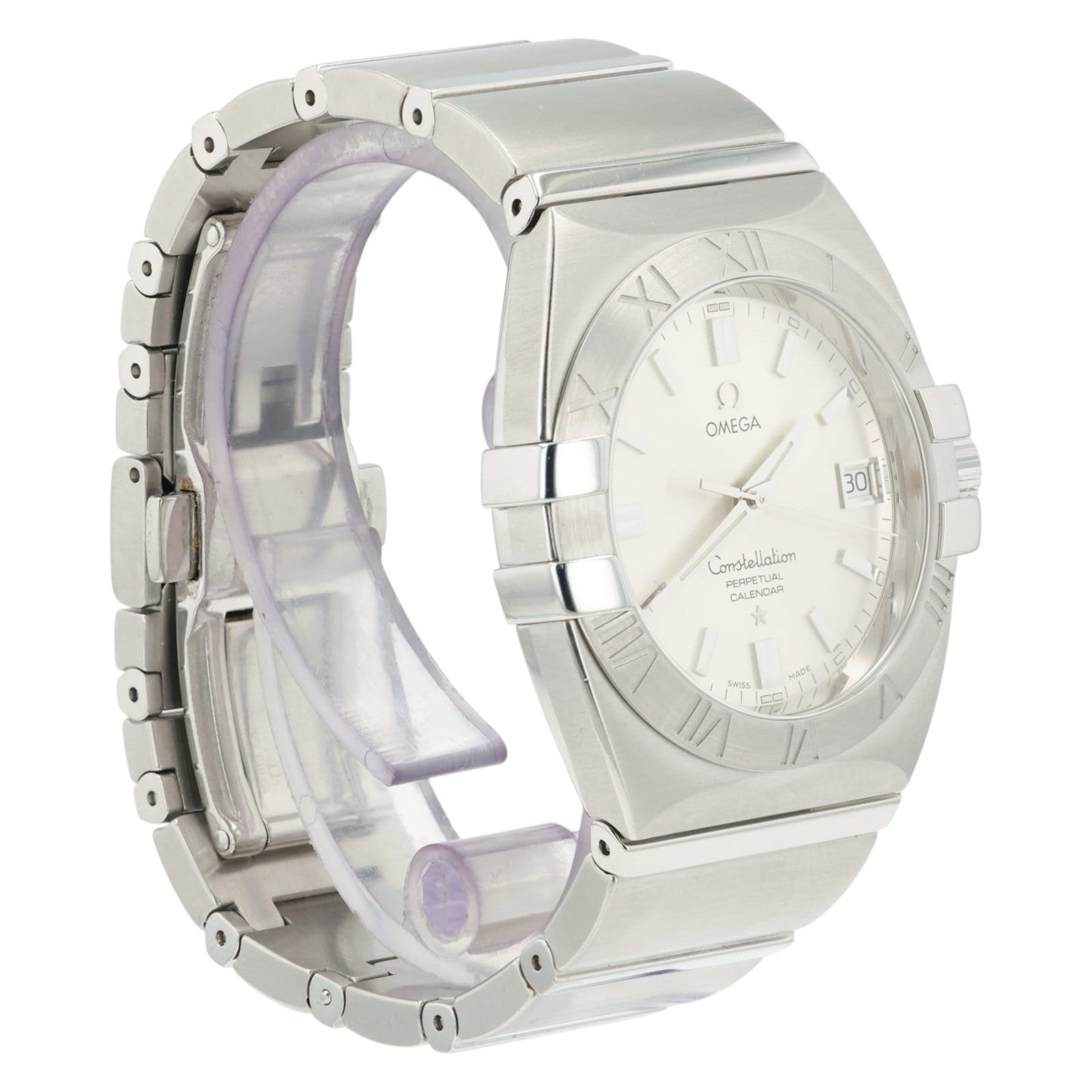 Omega Constellation Silver Dial Stainless Steel 38mm Quartz Men’s 1513.30.00
