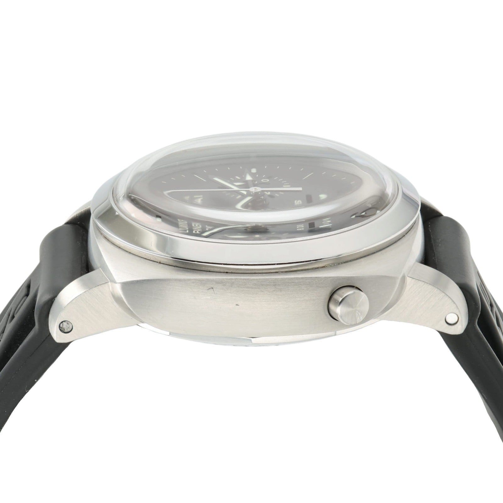 Panerai Luminor GMT 8 Days Black Dial Steel 44mm Manual Men's Watch PAM00275