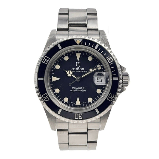 Tudor Prince Oysterdate Submariner 40mm Automatic Black Dial Ref 79090