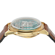 Bulova Accutron Spaceview Skeleton Dial 18k Gold 34mm Men's Watch