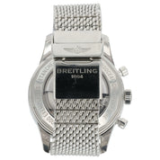 Breitling Transocean GMT Silver Dial Stainless Steel 43mm Automatic Men’s AB0451