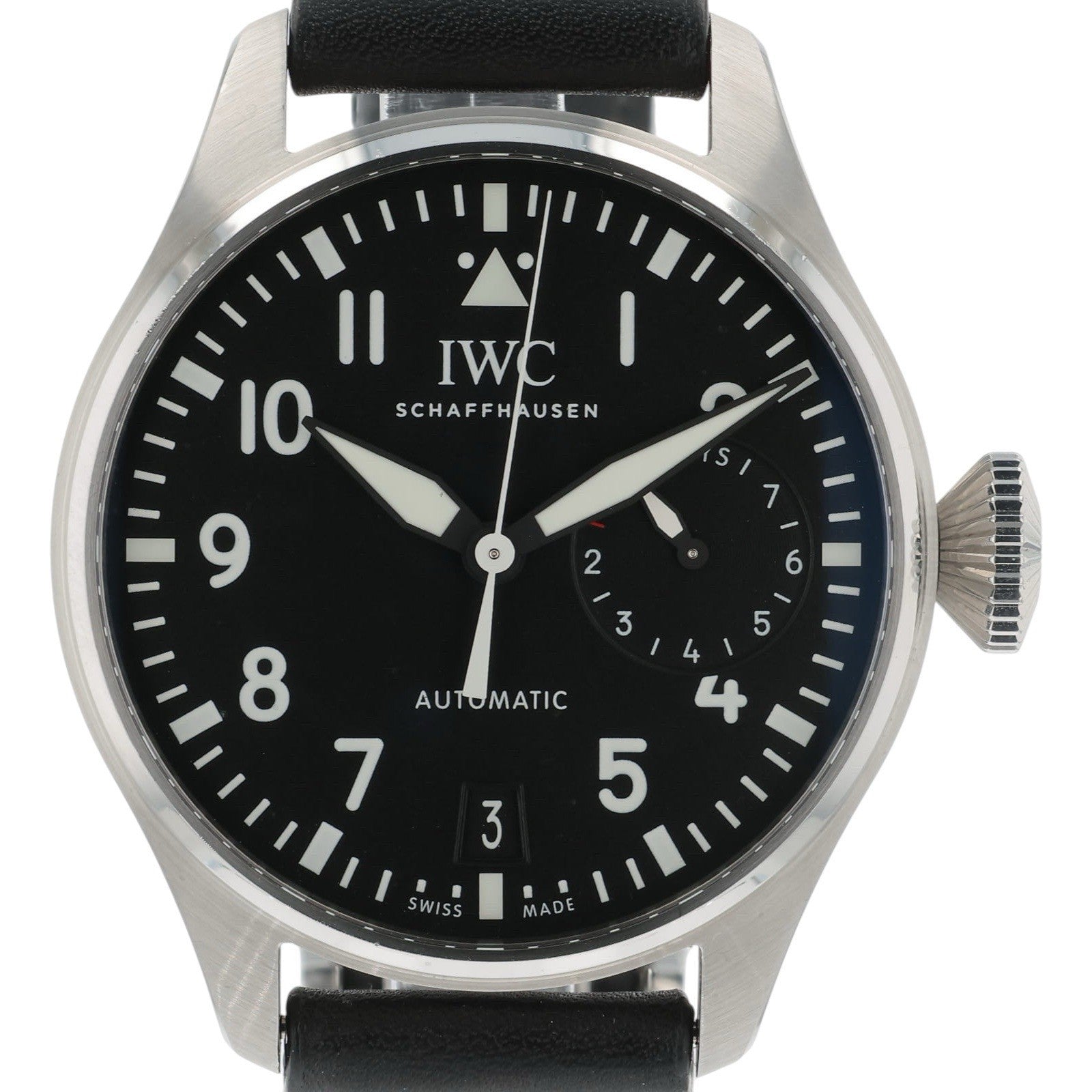 IWC Big Pilot Stainless Steel Black Dial 46.2mm Automatic Men’s Watch IW501001