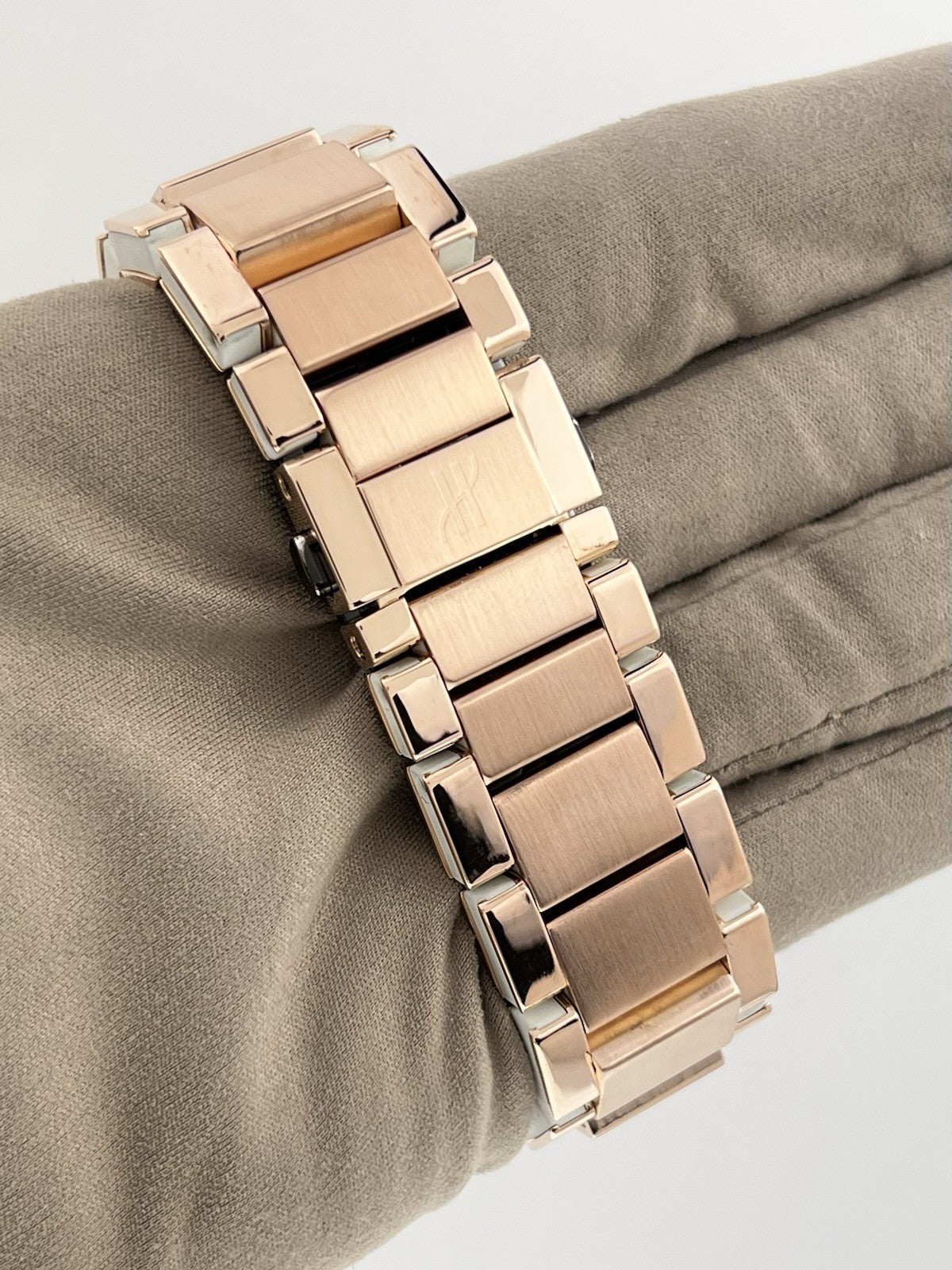 Hublot Big Bang 18k Rose Gold White Dial Diamond Bezel 41mm Automatic Mens Watch