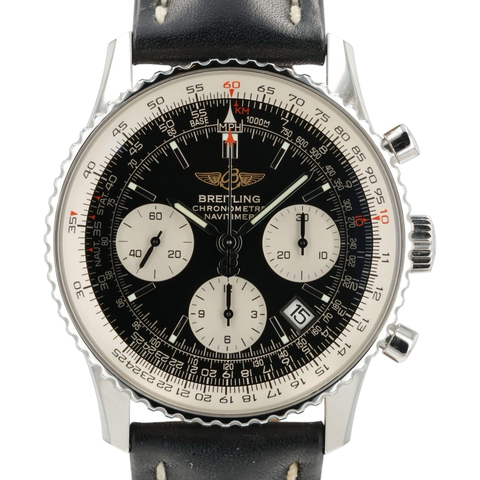 Breitling Navitimer Black Dial Stainless Steel 41mm Automatic Men’s Watch A23322