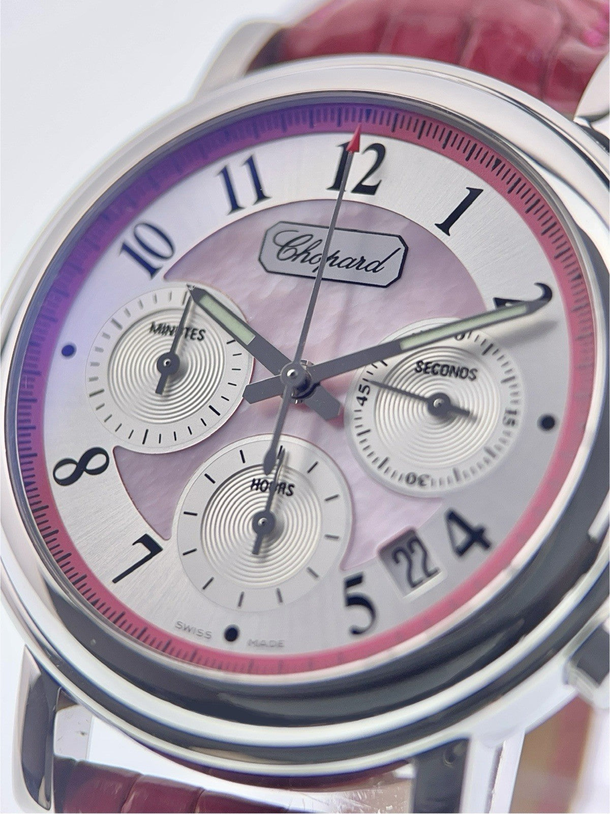 Chopard Mille Miglia Elton John Steel Silver & Pink Dial 39mm Automatic 8331
