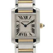 Cartier Tank Francaise Silver Color Dial Gold & Steel 20mm Quartz W51007Q4