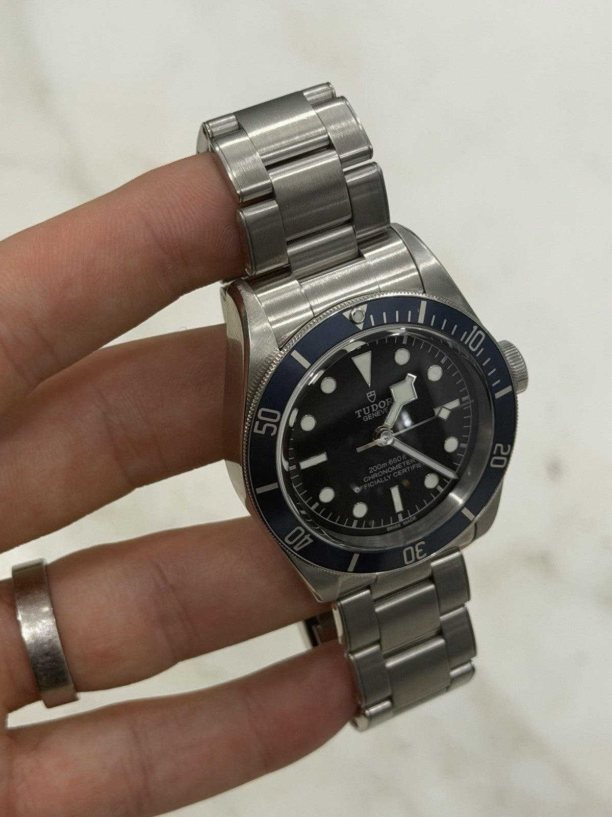 2021 Tudor Black Bay Blue Stainless Steel Men's Watch 79230B - Box & Papers