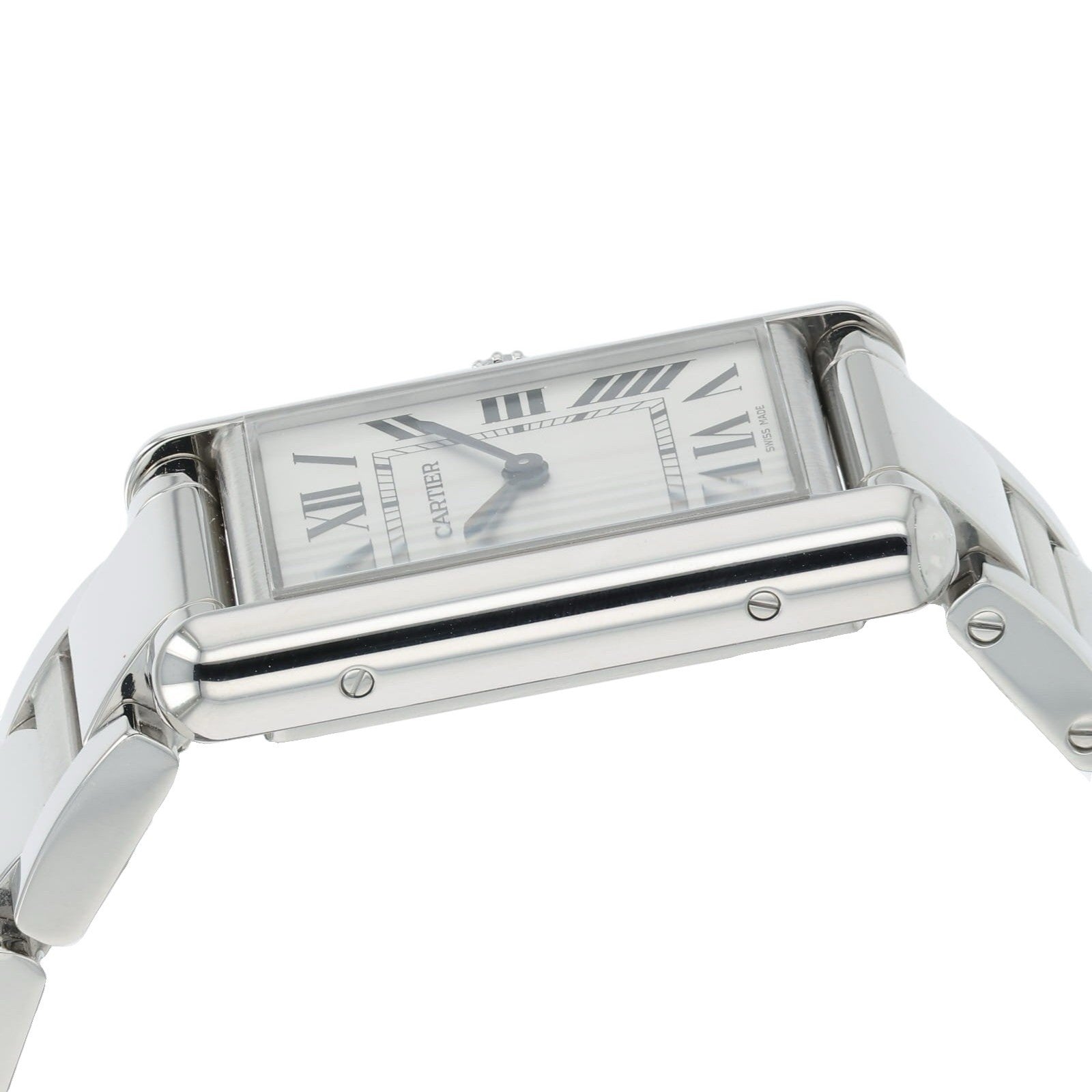 Cartier Must De Cartier Silver Dial Stainless Steel 26mm Quartz Unisex WSTA0052